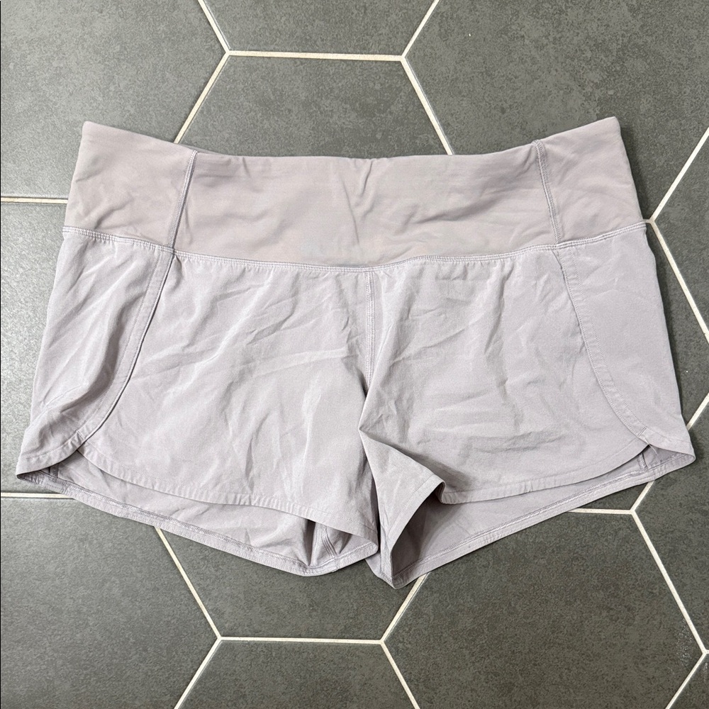 lululemon athletica Light Gray Athletic Shorts